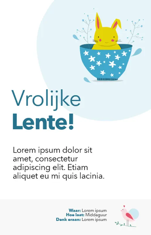 Lenteprintjes  whimsical color block