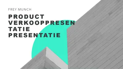 Lichte, modernistische presentatie modern bold