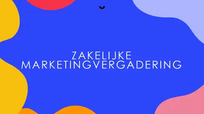 Groot vet-presentatie organic simple