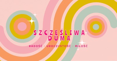 Radość, świętowanie, miłość pink vintage-retro