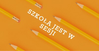 Ołówek w orange modern-simple