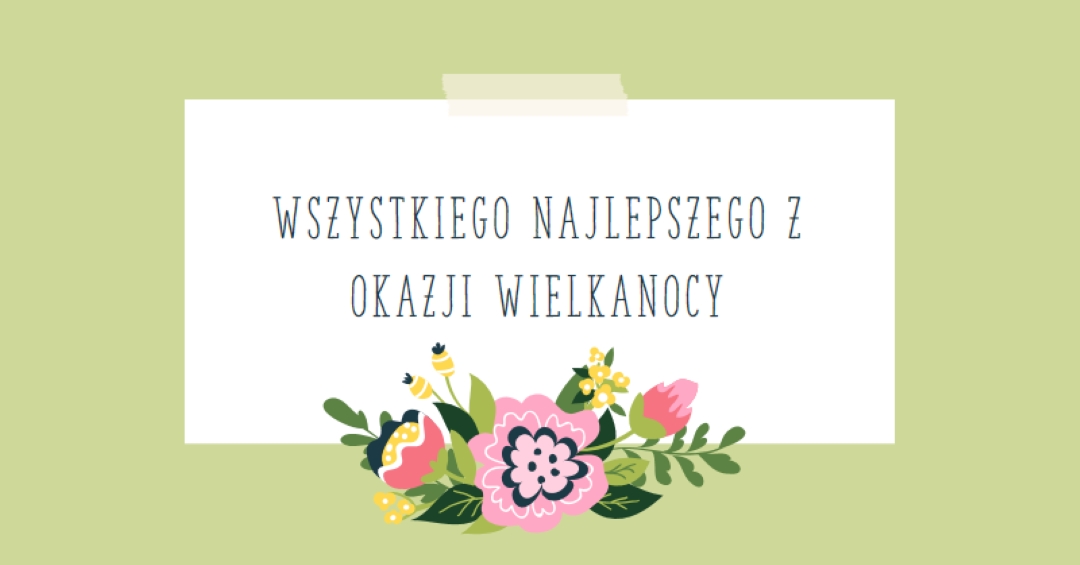 Kwiaty wielkanocy green whimsical-line