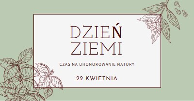 Masz na myśli świat dla mnie green vintage-botanical