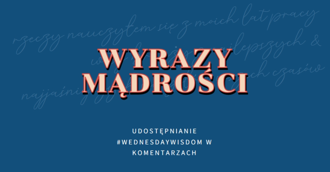 Word do mądrych blue modern-simple