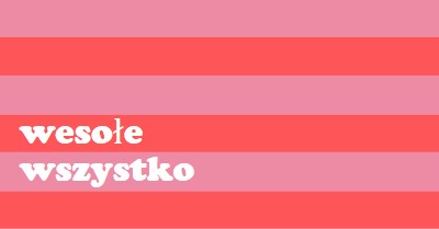 Wszystko jest wesołe pink modern-bold