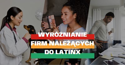 Świętuj firmy należące do Latinx white modern-simple