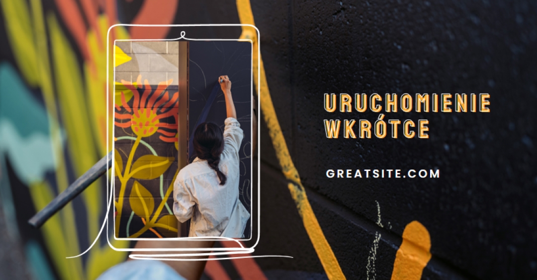 Uruchomienie wkrótce black whimsical-line
