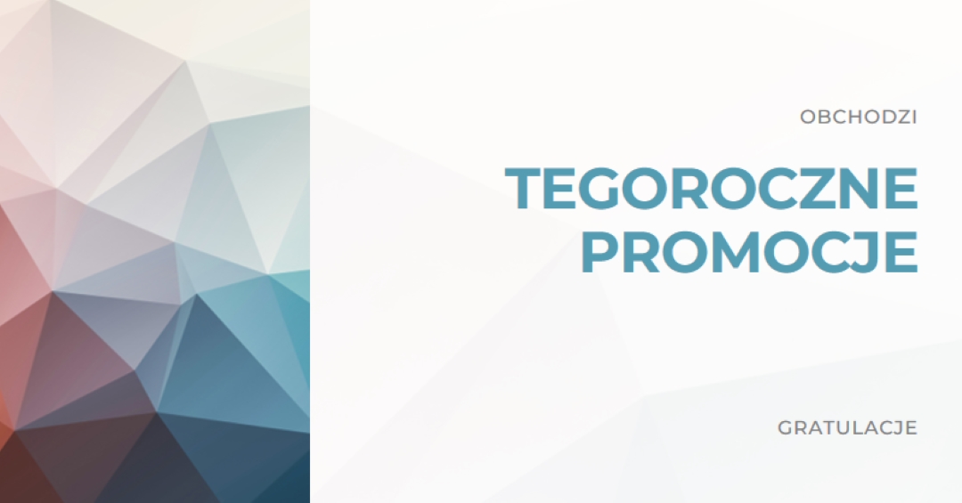 Tegoroczna promocja white modern-geometric-&-linear