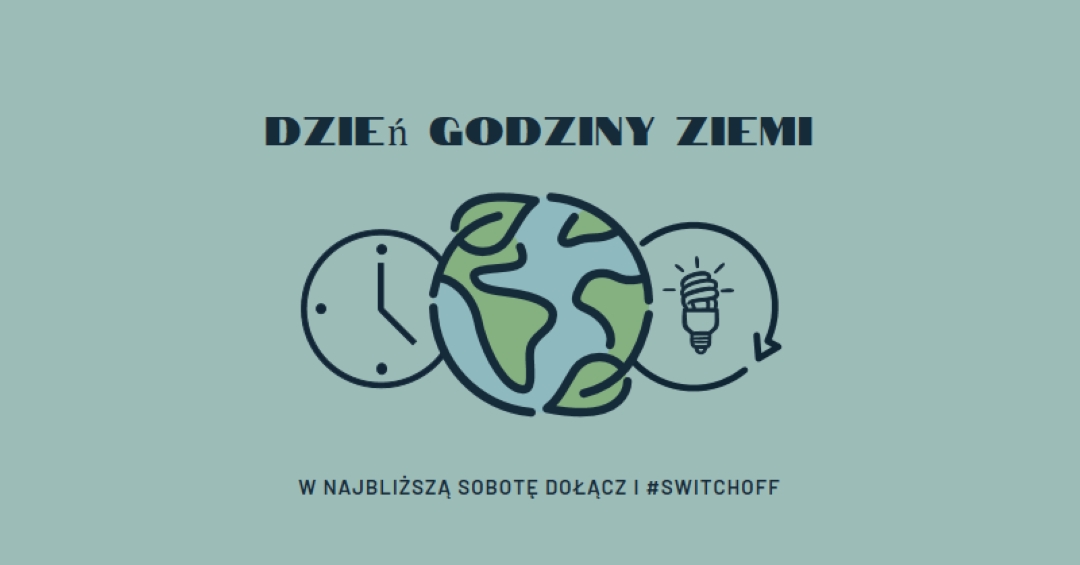 Brak godziny zasilania green modern-color-block