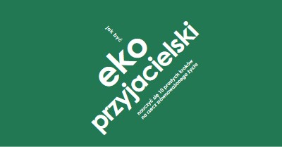 Porada ekologiczna green modern-bold