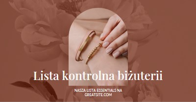 Lista kontrolna biżuterii pink organic-boho