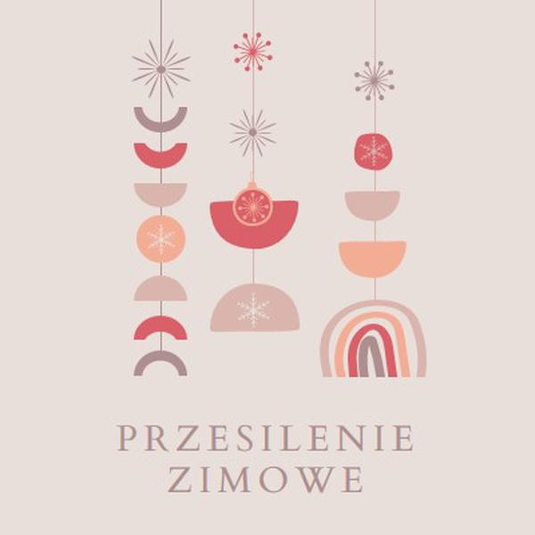 Przesilenie zimowe gray organic-boho