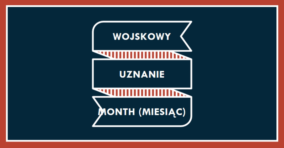 Obchody Miesiąca Aprecjacji Wojskowej blue modern-simple