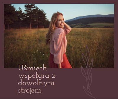 Dzień pola purple modern-simple