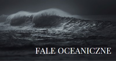 Ciemne fale oceaniczne gray modern-simple