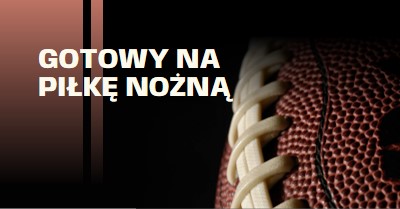 Gotowy na piłkę nożną brown modern-simple