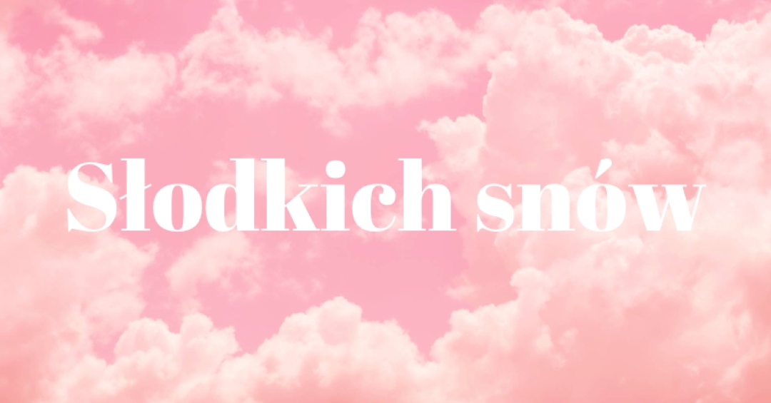 Na chmurach na dobranoc pink modern-simple