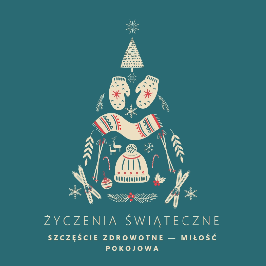 Wszystko, co chcę na Boże Narodzenie green modern-simple