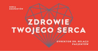 Twoje zdrowie serca red modern-bold