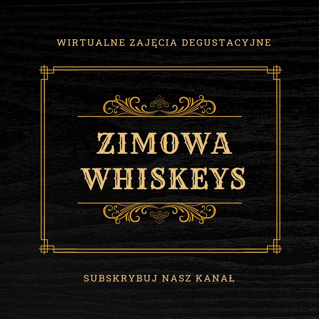 Zimowe whiskeys black vintage-retro