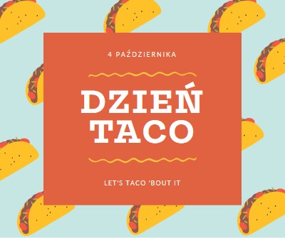 Dzień Taco orange organic-simple