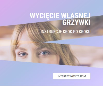 Wytnij własne frędzle purple modern-bold