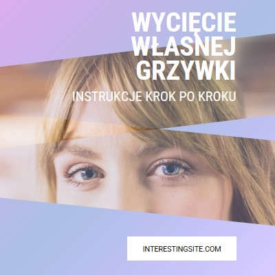 Wytnij własne frędzle purple modern-bold