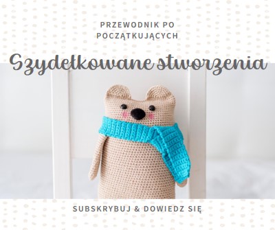 Przewodnik po szydełku dla początkujących white organic-simple