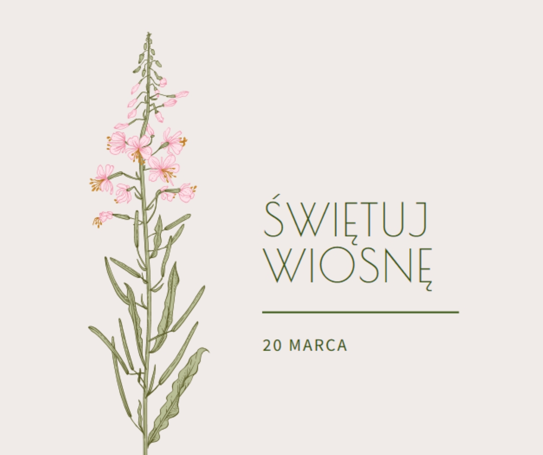 Świętuj wiosnę white vintage-botanical