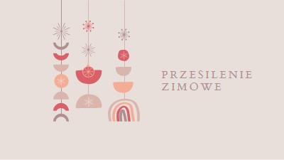 Przesilenie zimowe gray organic-boho