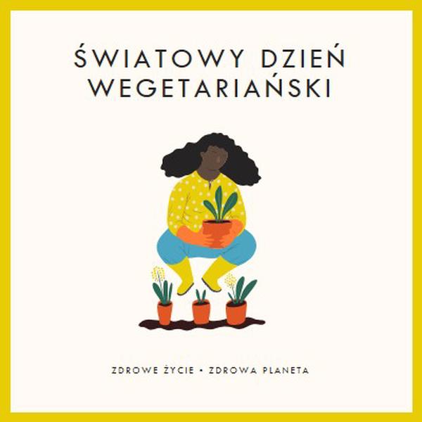 To Światowy Dzień Wegetariański white modern-simple