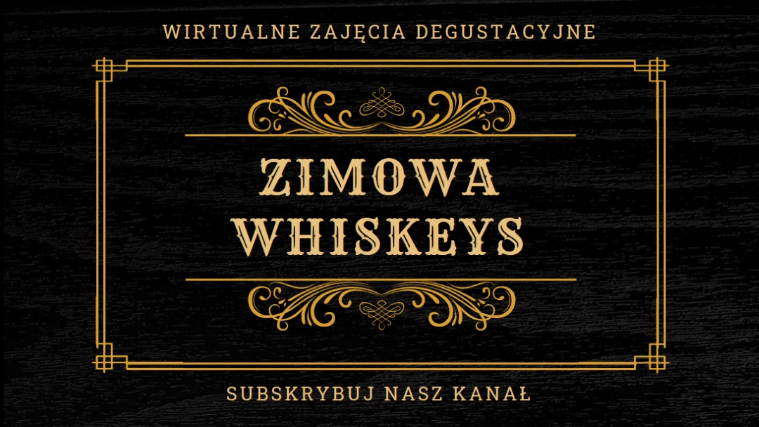 Zimowe whiskeys black vintage-retro
