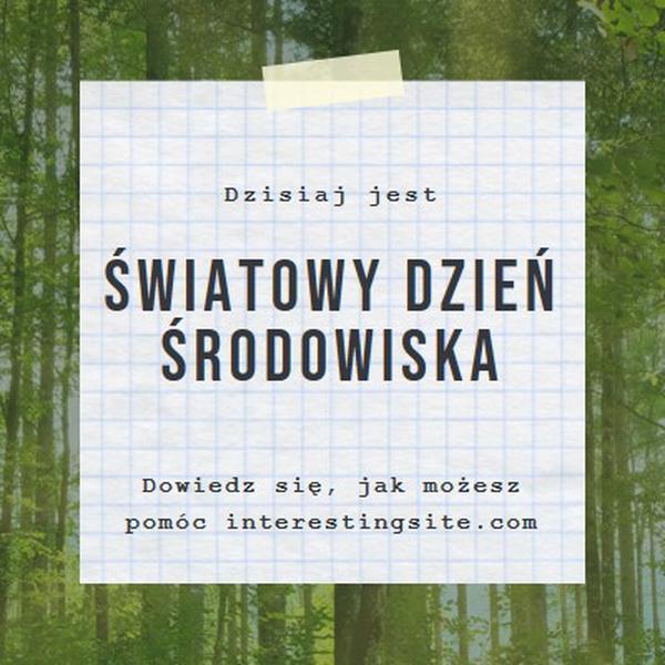 Pielęgnowanie natury green modern-simple