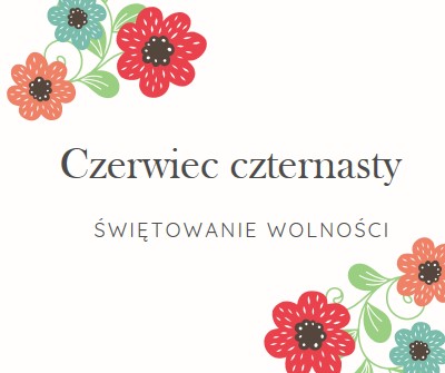 Czerwiec w rozkwicie white organic-boho