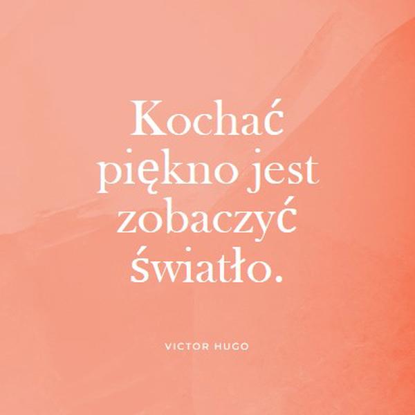 Miłość, piękno i światło pink modern-simple