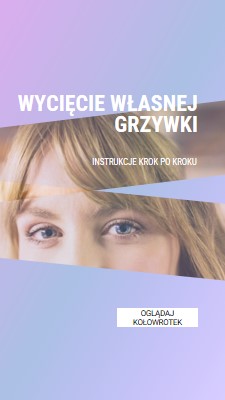 Wytnij własne frędzle purple modern-bold