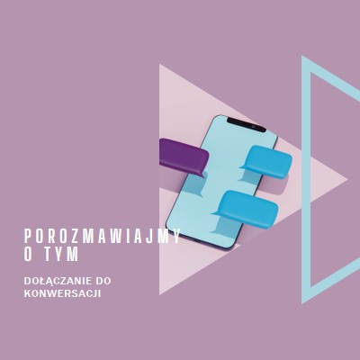 Rozpoczęcie konwersacji purple modern-geometric-&-linear