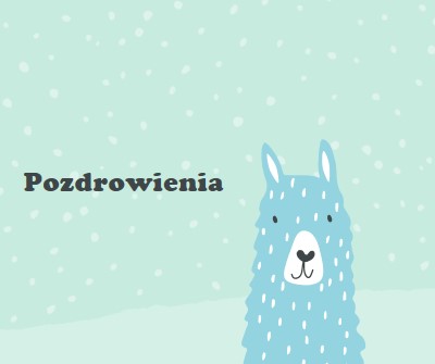 Pozdrowienia green whimsical-color-block