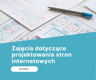 Zajęcia dotyczące projektowania stron internetowych blue modern-simple