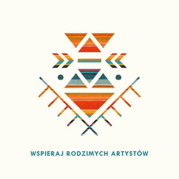 Wsparcie rodzimych artystów white modern-geometric-&-linear