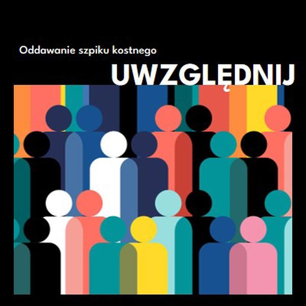 Zostań dawcą szpiku kostnego black modern-bold