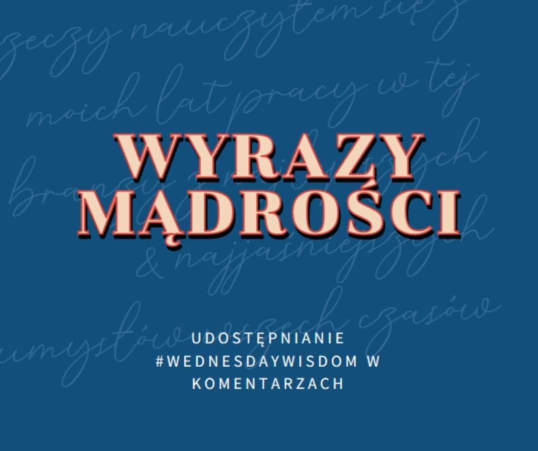 Word do mądrych blue modern-simple