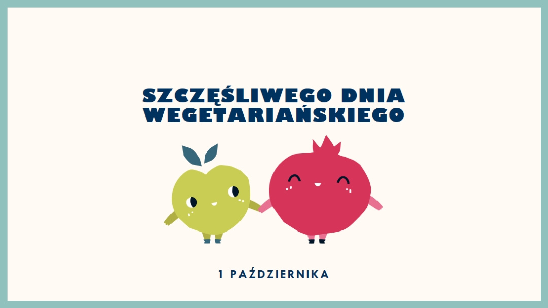 Szczęśliwego dnia wegetariańskiego white whimsical-line