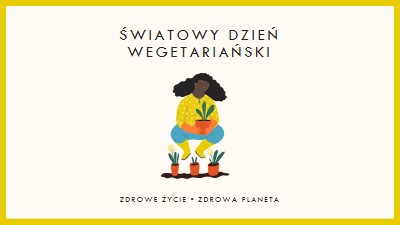 To Światowy Dzień Wegetariański white modern-simple