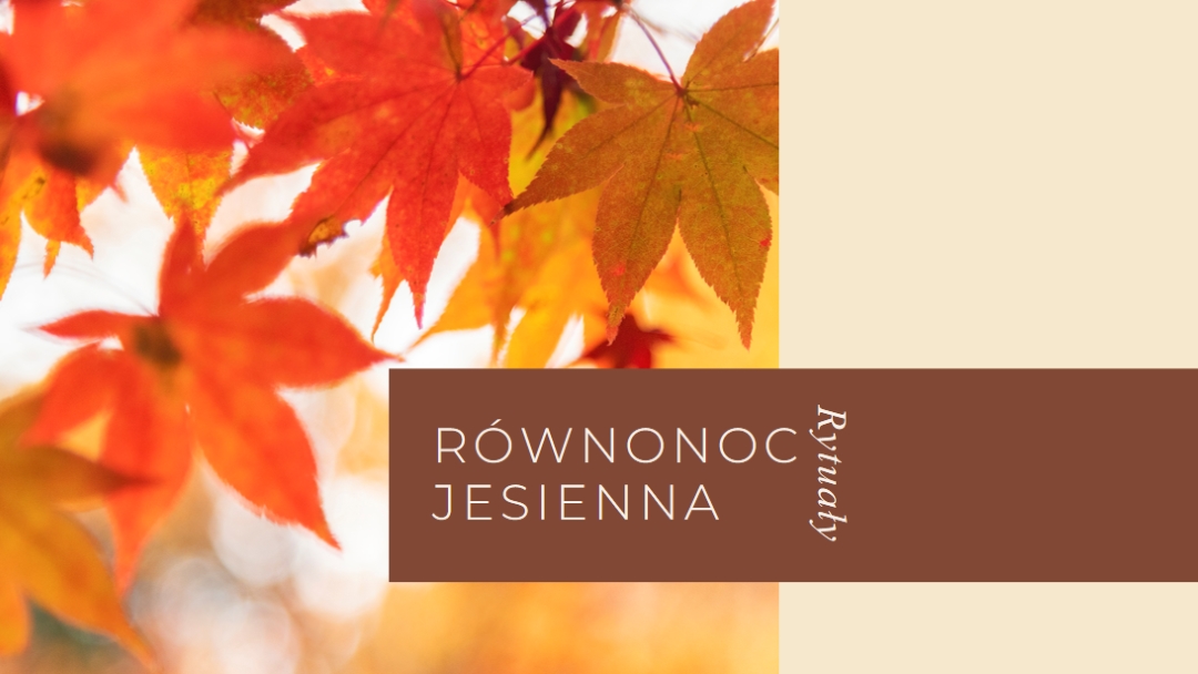 Równonoc jesienna orange modern-simple