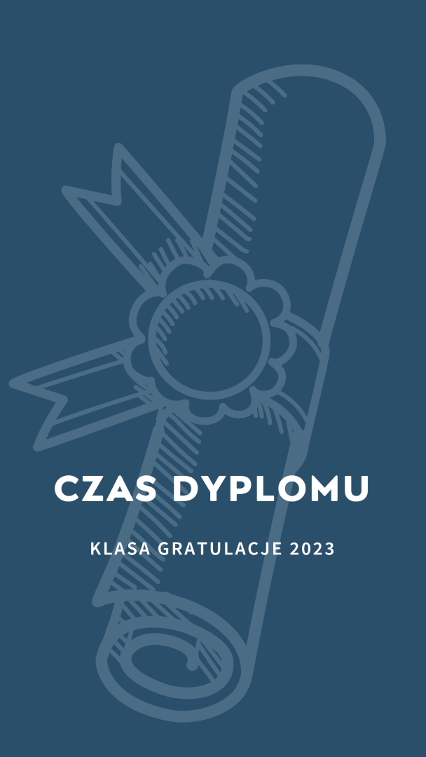 Twój dyplom blue modern-simple