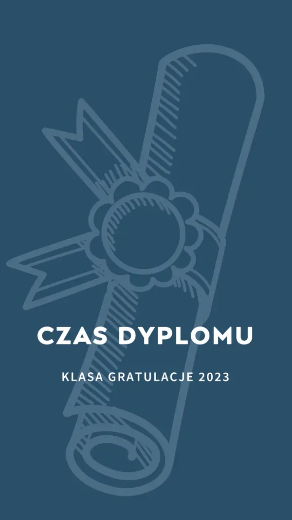 Twój dyplom blue modern-simple