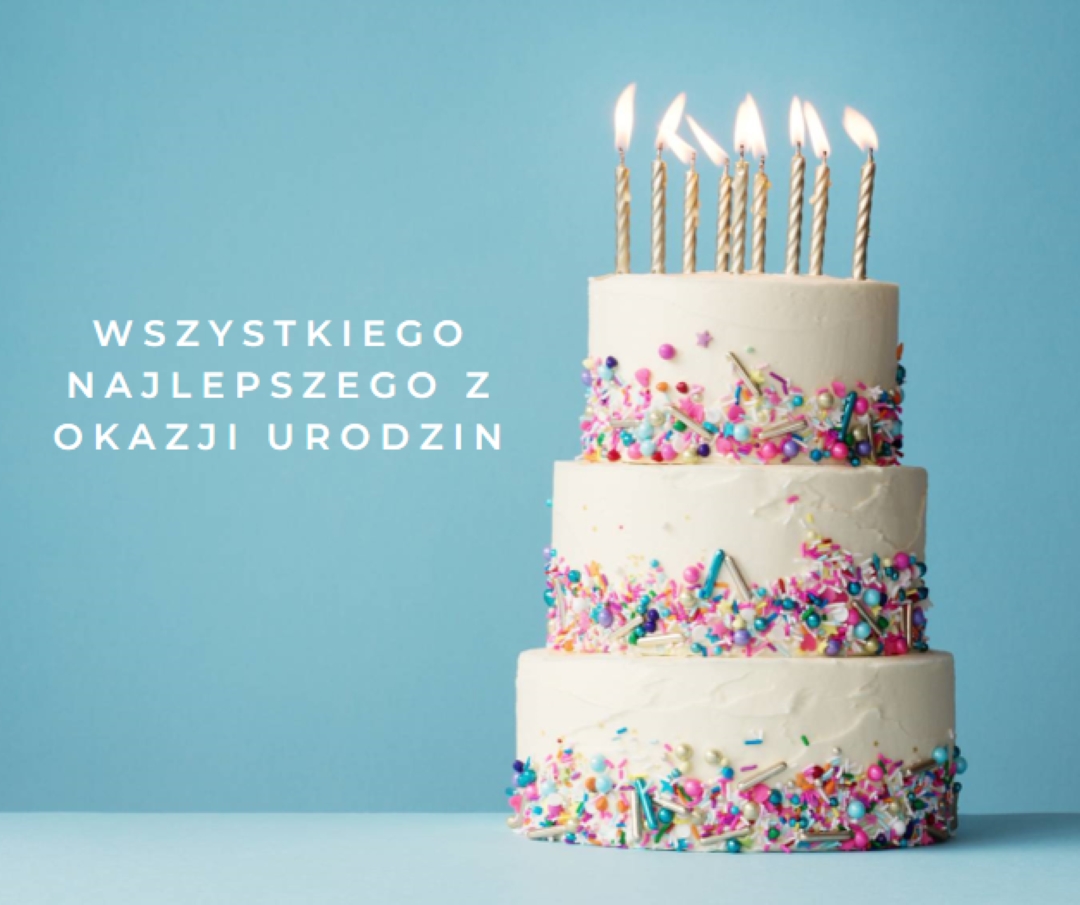 Tort urodzinowy blue modern-simple
