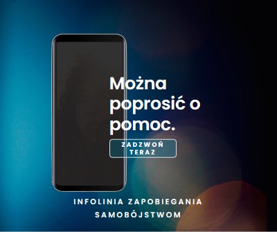 Poproś o pomoc blue modern-simple