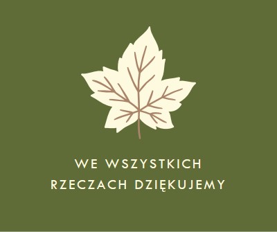 Postawa wdzięczności green modern-simple